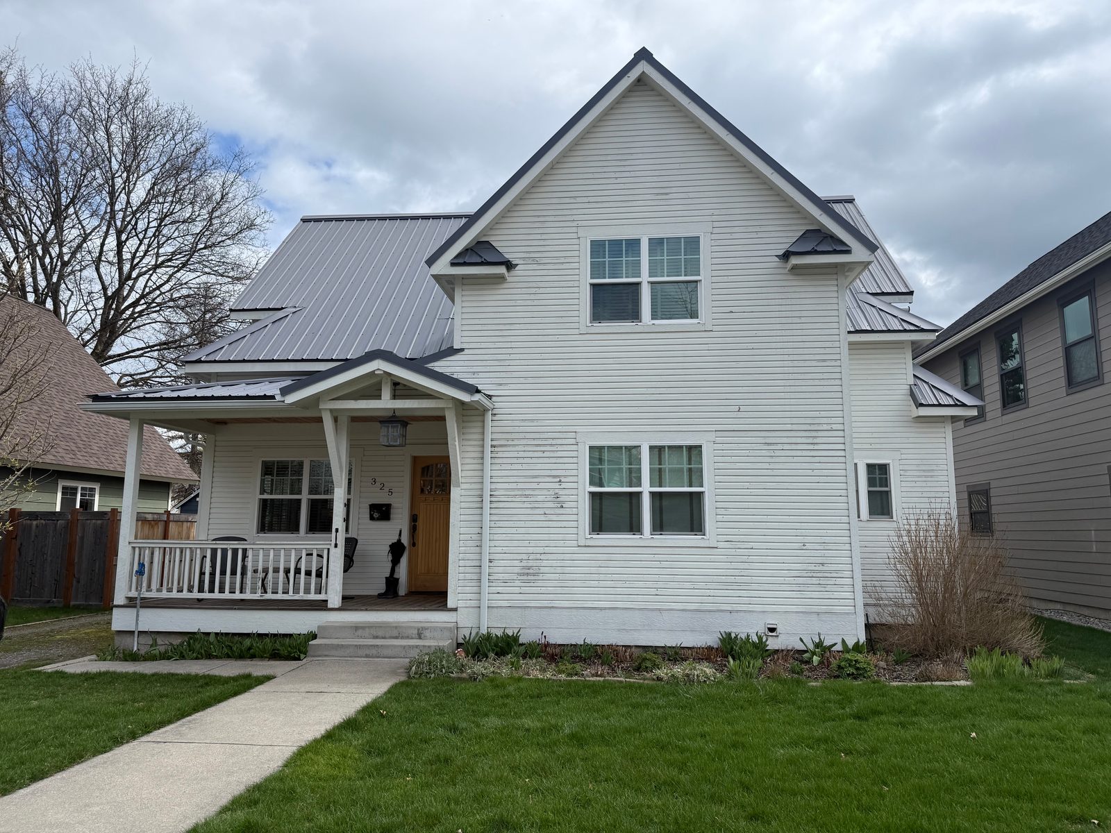 Home exterior before painting